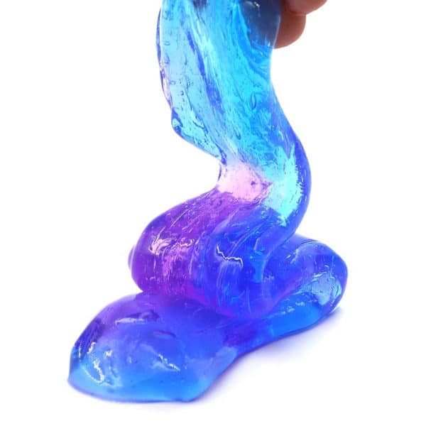 Slime magique 2 couleurs- Bleu Violet